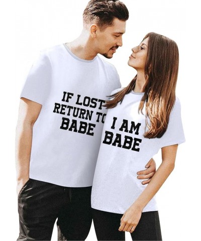 His and Hers Matching Shirts for Couples Casual Short Sleeve Love Printed Tee Shirts Looes Fit Matching T Shirts for Couples ...