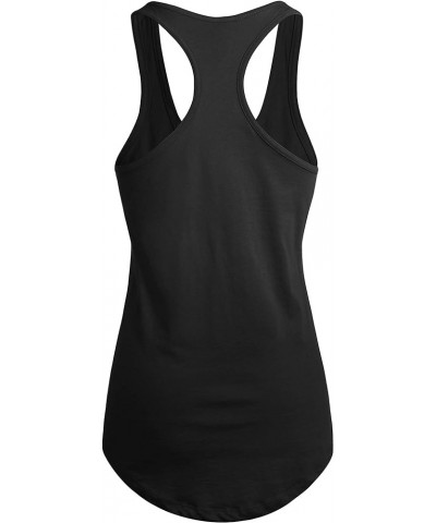 Womens Active Racerback Tank Top Soft Casual Sleeveless Workout Gym Yoga Tee Shirt Jersey 3hcd01_black $7.19 Activewear