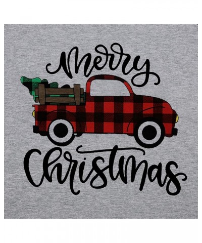 Plus Size Baby Its Cold Outside Christmas T Shirt Women Long Sleeve Plaid Splicing Tops Blouse Merry Christmas Green $10.56 B...