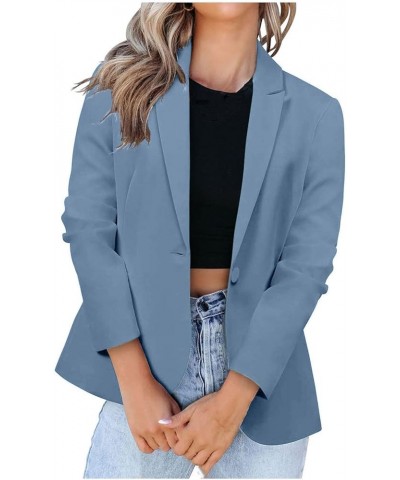 Blazers for Women Business Casual Suit Jackets Open Front Cardigan Blazer Jackets Office Workt Long Sleeve Outwear A03-light ...