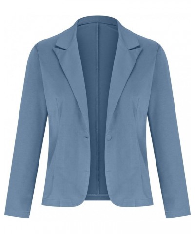 Blazers for Women Business Casual Suit Jackets Open Front Cardigan Blazer Jackets Office Workt Long Sleeve Outwear A03-light ...