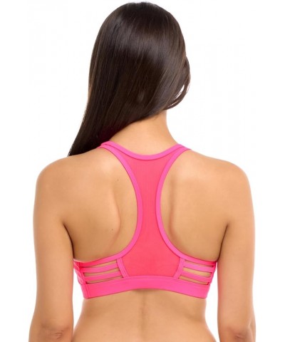 Women's Standard Equalizer Medium Support Bikini Top Swimsuit Bubble Gum $19.66 Swimsuits