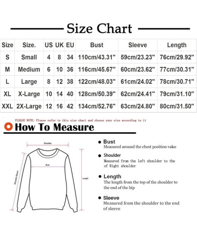 WQJNWEQ Let's Put The Crazy Away Sweatshirt Womens Vintage Crewneck Oversized Pullover Cute Love Heart Print Long Sleeve Tops...