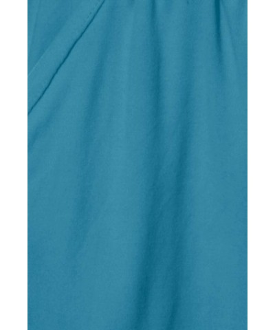 Women's Relaxed-fit Jogger Track Cuff Sweatpants with Pockets for Yoga, Workout Turquoise $8.82 Pants