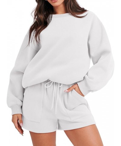 Hoodies For Women Oversized Hoodless Sweatshirts Solid Color Long Sleeve casual Pullover Lightweight Fall Clothes A01 white $...