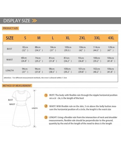 Short Sleeve O Neck Printed Dress Casual Elegant Party Midi A-Line Dress for Party (S-4XL) Pattern 14 $15.04 Dresses