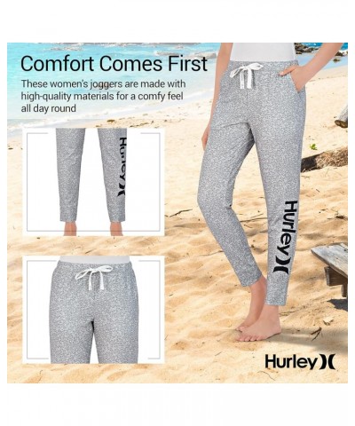 Womens 2 pack pajama pants, cute super soft sleep joggers Med Heahter Grey/Wav $13.23 Activewear