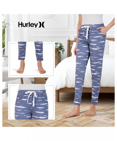 Womens 2 pack pajama pants, cute super soft sleep joggers Med Heahter Grey/Wav $13.23 Activewear