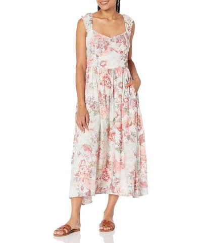 Women's Sleeveless Susanna Dress Sunset Bloom Print $43.87 Dresses