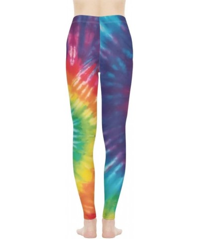 Women's High Waisted Yoga Pants Athletic Sports Running Leggings Full Length Tummy Control Printable Tie-dye $16.51 Activewear