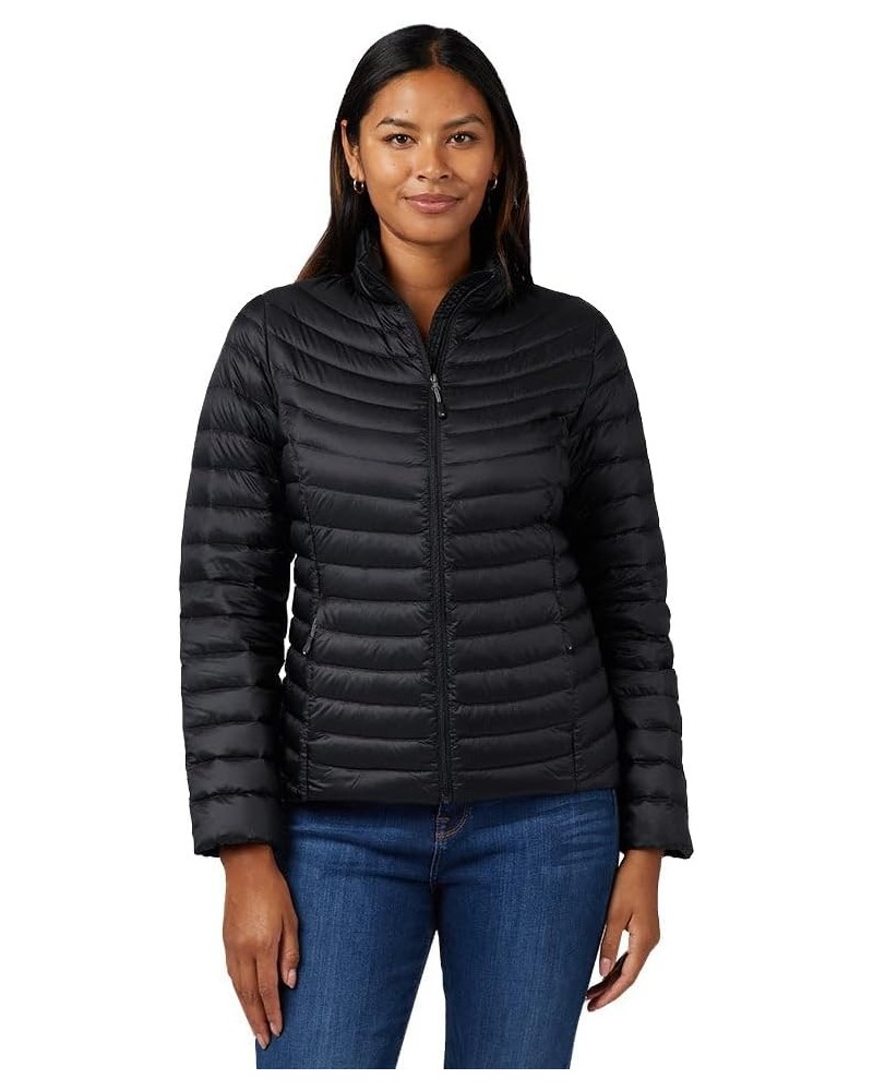 Women's Ultra-Light Down Packable Jacket | Layering |Semi-Fitted | Zippered Pockets | Water Repellent Black $24.35 Jackets